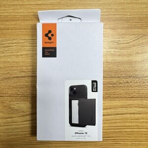 Spigen Apple iPhone 13 Case [Slim Armor CS] Card Holder Black‎ ACS03536